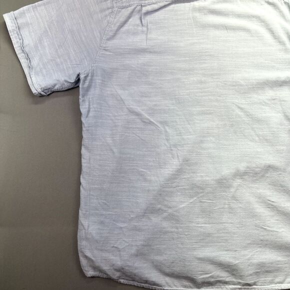 Weatherproof Button Up Shirt Men's XXL Blue White Color Blend 100% Cotton - Picture 12 of 15